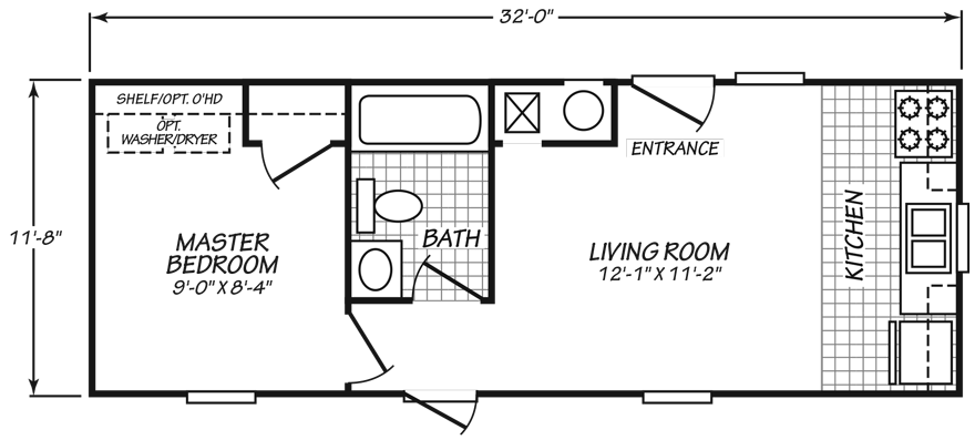 Econo 12 X 32 378 Sqft Mobile Home Factory Expo Outlet Center