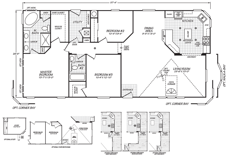 Fleetwood Manufactured Home Plans - House Design Ideas